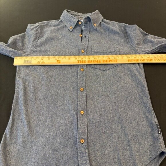 Ben Sherman The Original Mens Chambray Button Down Casual Shirt SZ Small Flannel - Picture 11 of 16